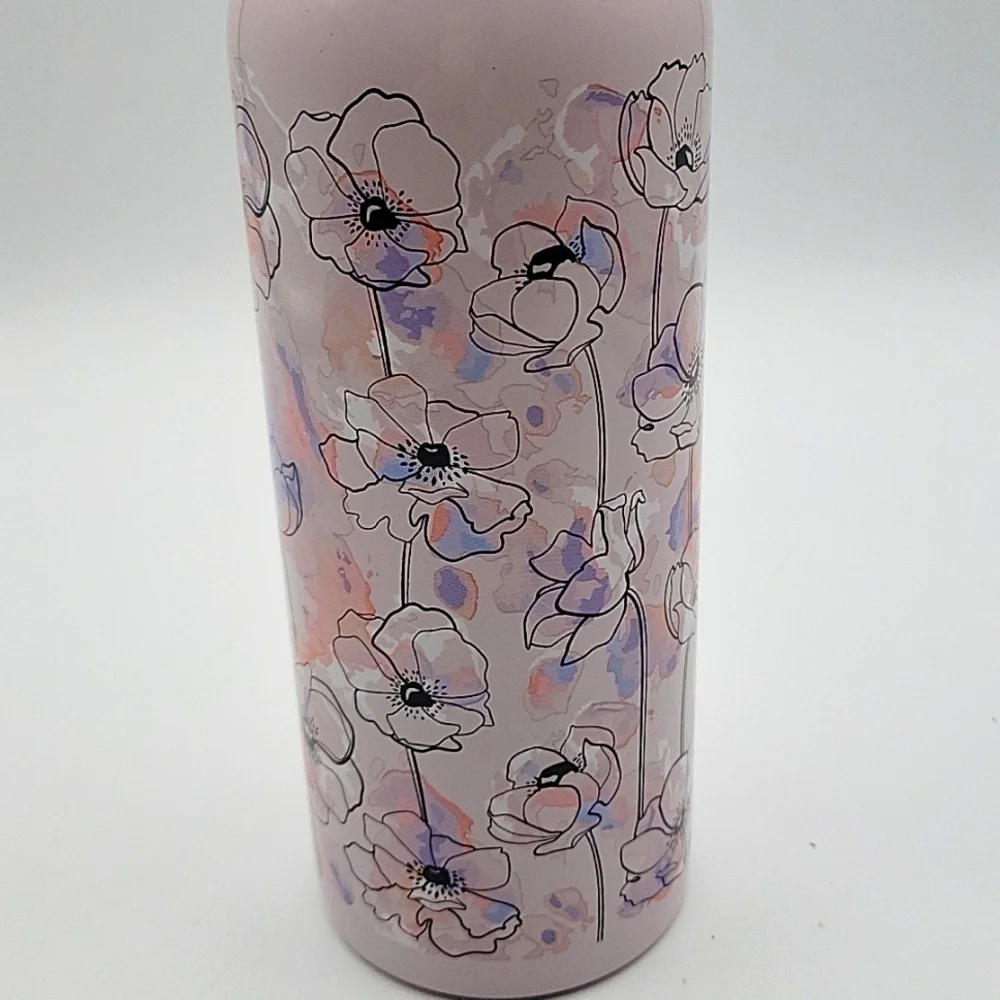 VERA BRADLEY Water Bottle 25 oz pink paisley print - Picture 2 of 5